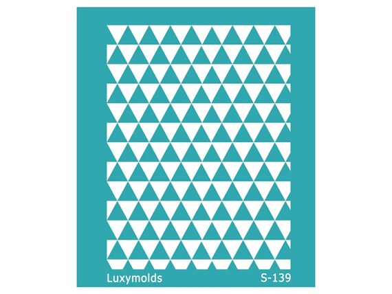 Silk screen stencil for polymer clay "Luxymolds" S-139