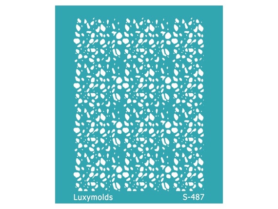 Silk screen stencil for polymer clay "Luxymolds" S-487