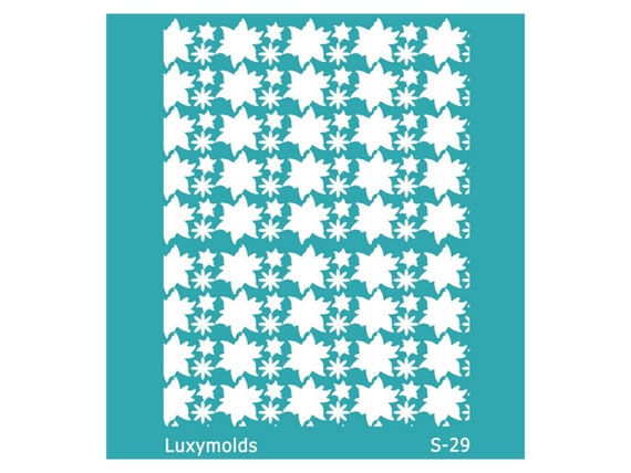 Silk screen stencil for polymer clay "Luxymolds" S-29