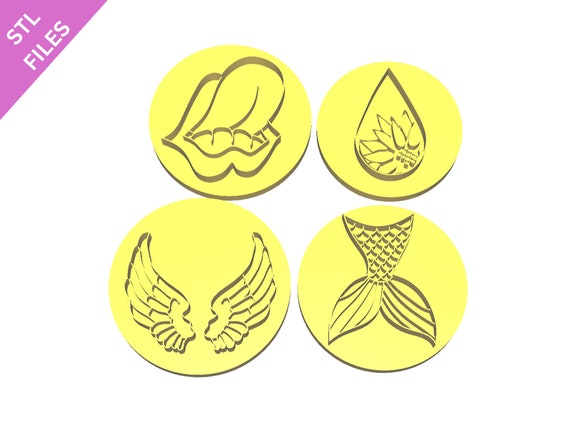 Digital STL files for 3D printing Clay cutters Earrings sharp version cutters download files for resin machine
