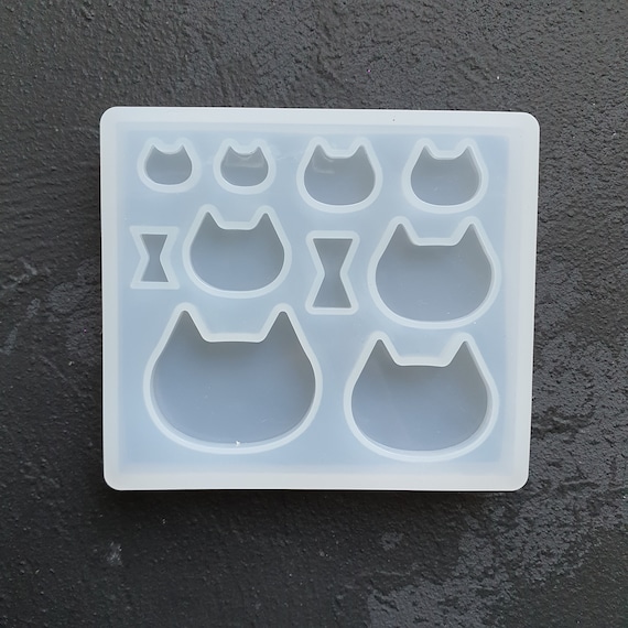 Cat Silicone earring mold Jewelry Resin mould for resin and epoxy