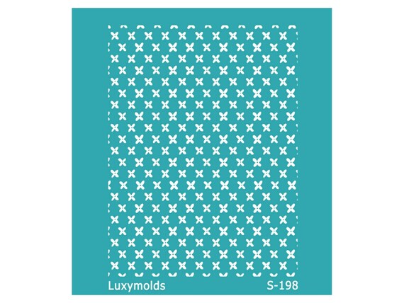 Silk screen stencil for polymer clay "Luxymolds" S-198