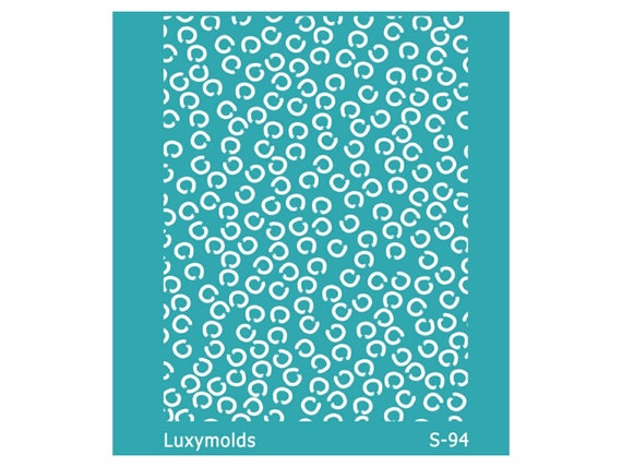 Silk screen stencil for polymer clay "Luxymolds" S-94
