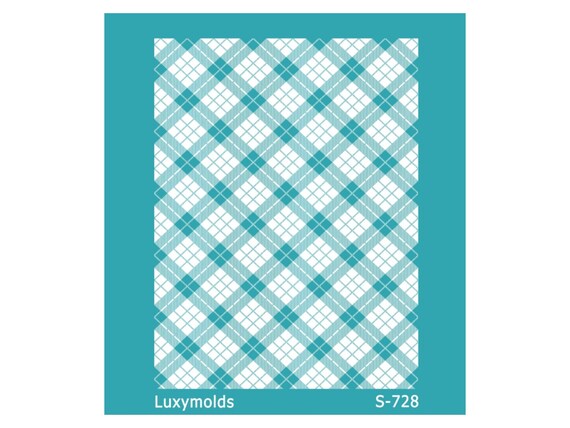 Silk screen stencil for polymer clay "Luxymolds" S-728