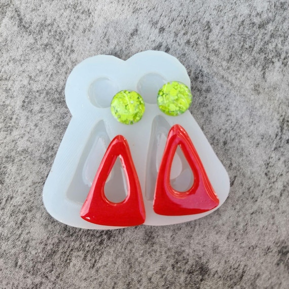 Geometric Silicone Earrings Mold for Resin Jewelry Making