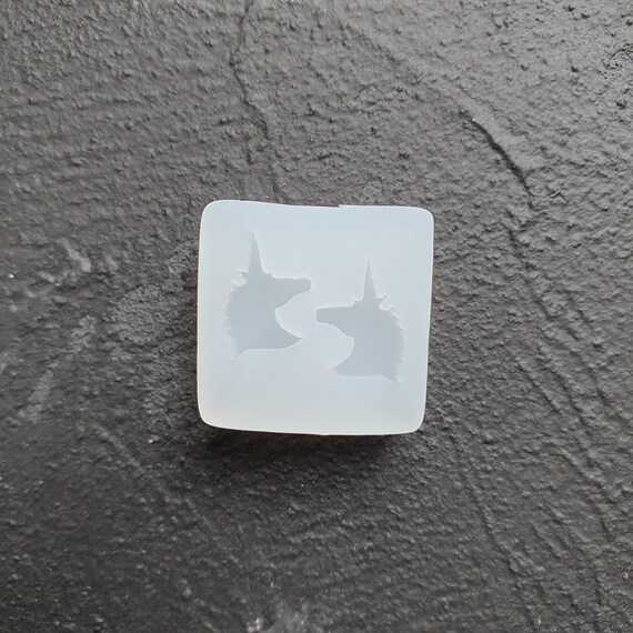 Unicorn Silicone earring mold Jewelry Resin Mini mould for resin and epoxy