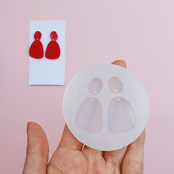 Silicone earrings mold mould for resin and epoxy