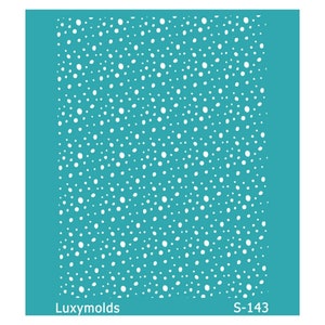 Silk screen stencil for polymer clay "Luxymolds" S-143