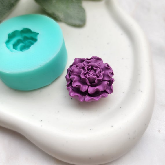 Polymer clay mold Silicone earrings mold "Flower" Summer mold mould for resin and polymer clay Polymer clay tool Clay cutter
