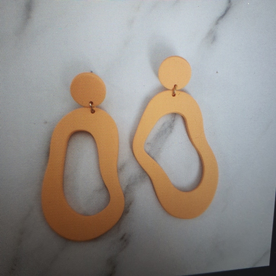 Silicone earrings mold / Silicone epoxy mold / Silicone UV resin molds / Abstract shape silicone jewelry mold / Matte finished mold