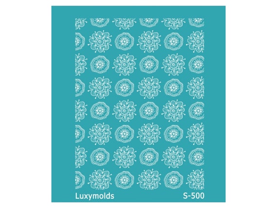 Silk screen stencil for polymer clay "Luxymolds" S-500