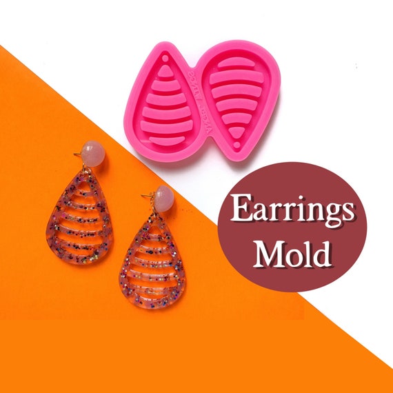 Earrings silicone mold for resin silicone molds for epoxy