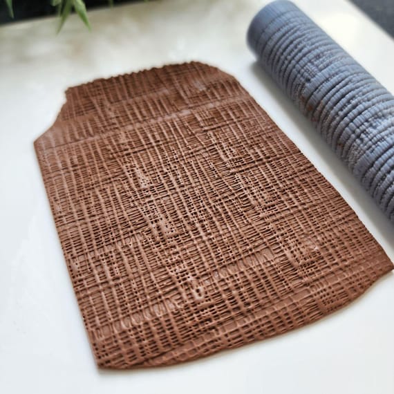 Polymer clay texture roller clay stamp 3D printed embossing "Stripes"