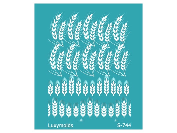 Silk screen stencil for polymer clay "Luxymolds" S-744