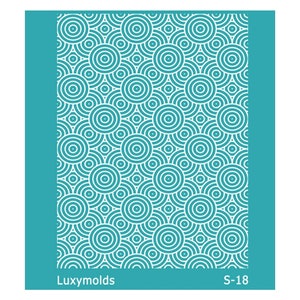 Silk screen stencil for polymer clay "Luxymolds" S-18