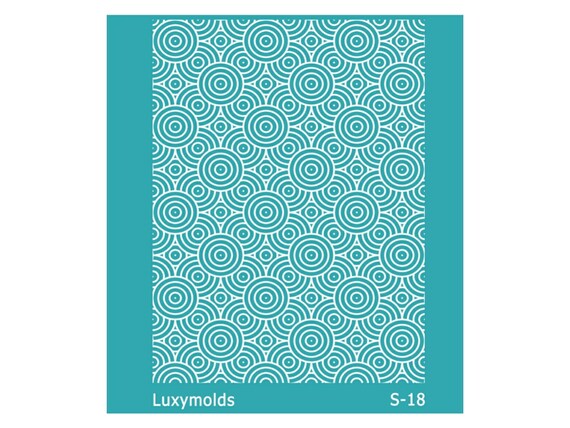 Silk screen stencil for polymer clay "Luxymolds" S-18