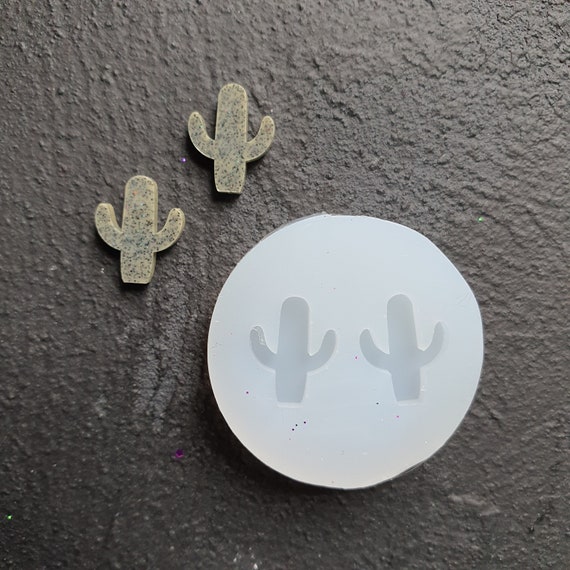 Cactus Silicone earring mold Jewelry Resin mould for resin and epoxy