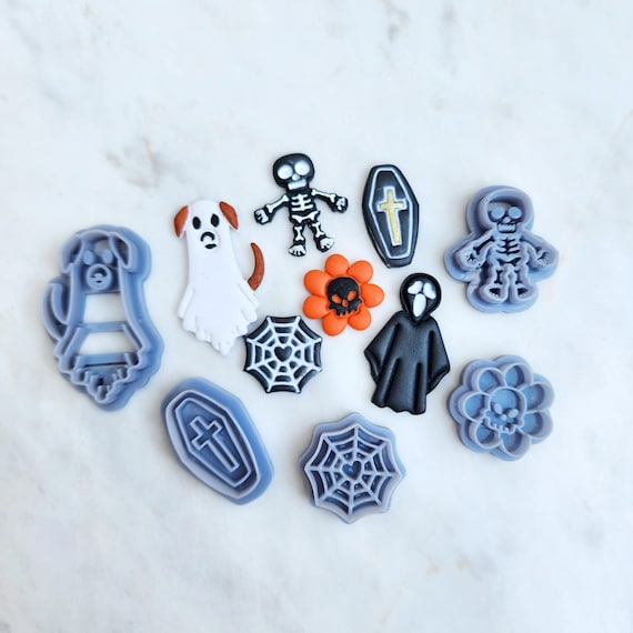 Polymer Clay cutters Witch hat Halloween Earrings molds Polymer clay tools sharp cutter stamp Jewelry earrings cutters Clay supplies