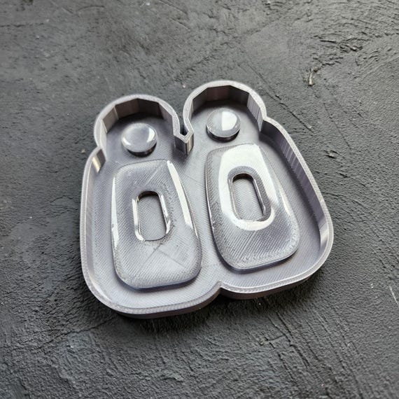 Glossy Earring Mold Blanks – Master Molds for Making Your Own Silicone Molds "Geometryc design"