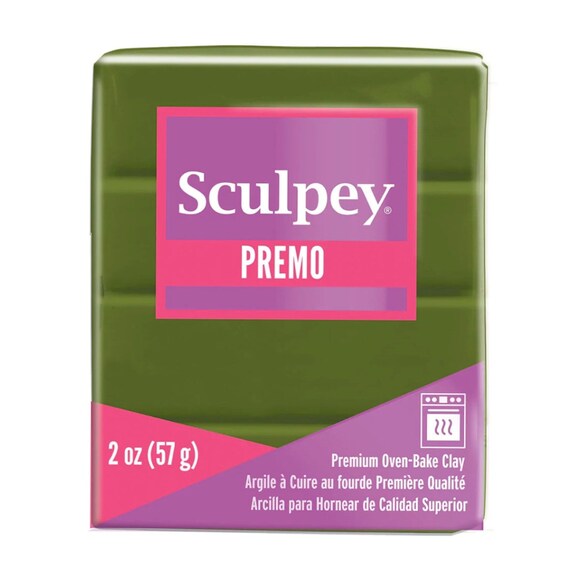 Premo Sculpey Polymer clay 2 oz (57g) - Spanish Olive