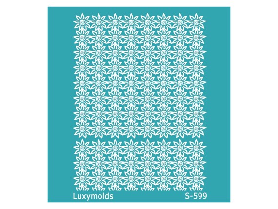 Silk screen stencil for polymer clay "Luxymolds" S-599