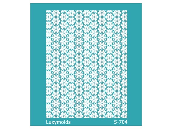 Silk screen stencil for polymer clay "Luxymolds" S-704