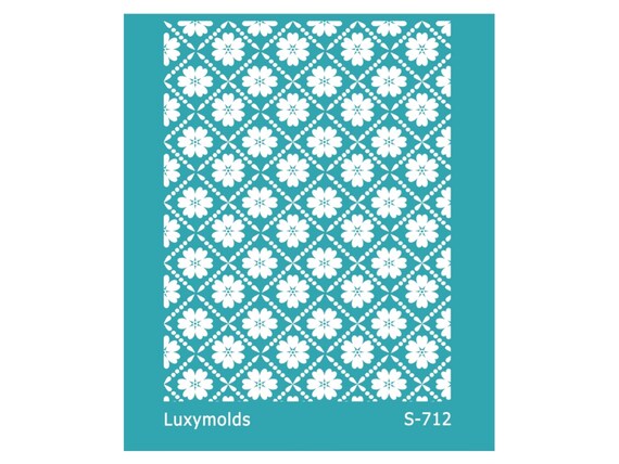 Silk screen stencil for polymer clay "Luxymolds" S-712