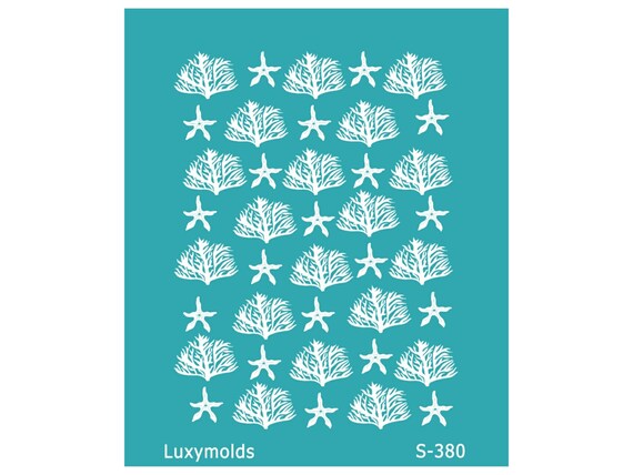 Silk screen stencil for polymer clay "Luxymolds" S-380