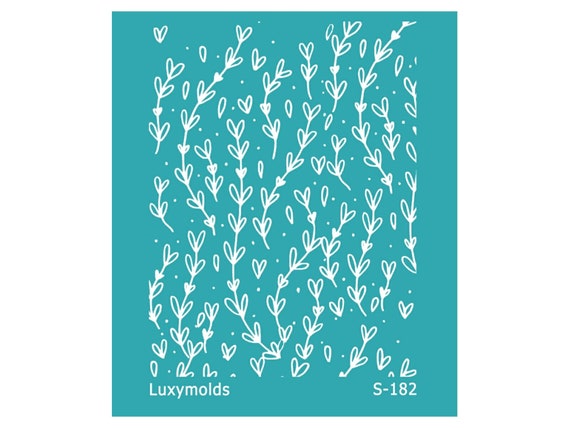 Silk screen stencil for polymer clay "Luxymolds" S-182