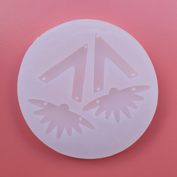 Silicone earrings mold Jewelry Resin mould for resin and epoxy