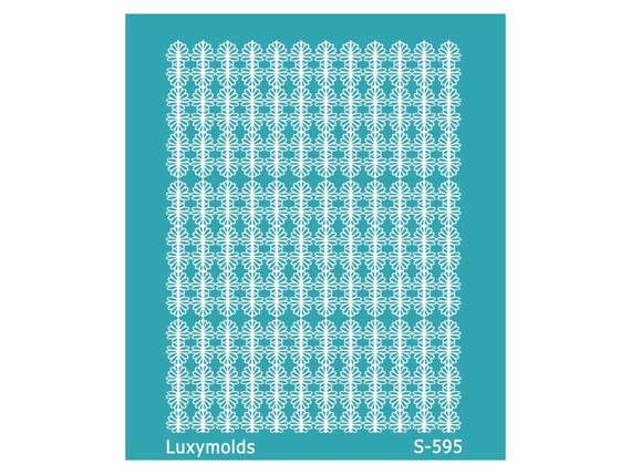 Silk screen stencil for polymer clay "Luxymolds" S-595