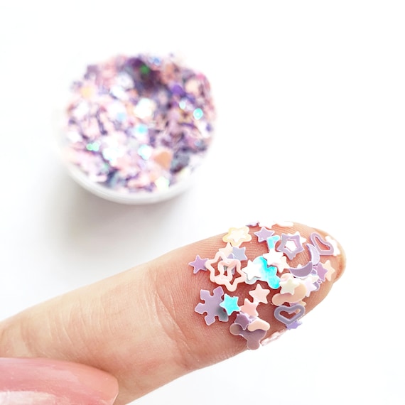 Sequins Mix Shapes Hologram Chunky Glitter for Resin Epoxy 