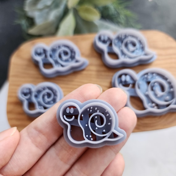 Polymer Clay cutters "Snail Animal" Earrings molds Polymer clay tools sharp cutter stamp Jewelry earrings cutters cutters Clay supplies