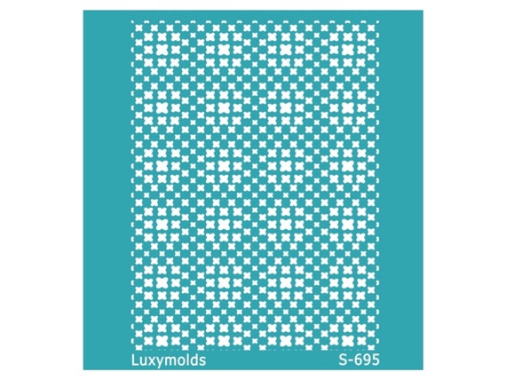 Silk screen stencil for polymer clay "Luxymolds" S-695