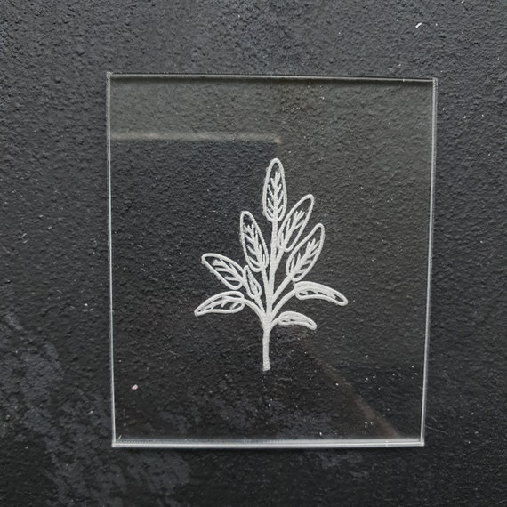 Embossing stamp for polymer clay Floral texture plate Flower debossing stamp Acrylic stamps
