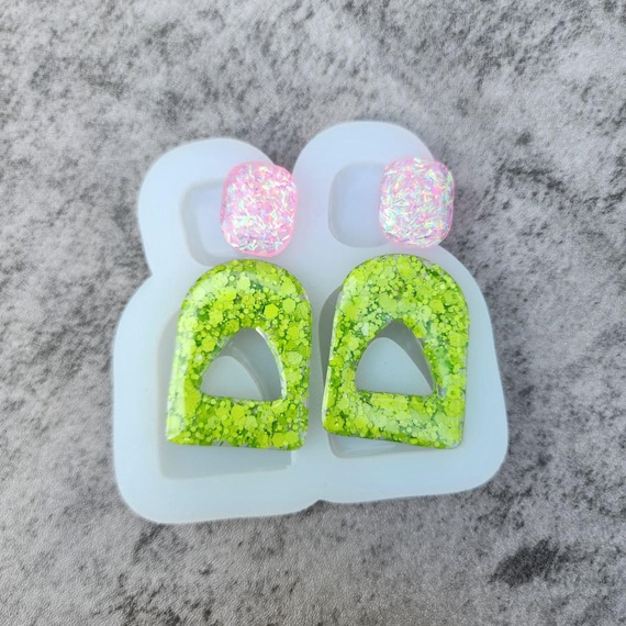 Geometric Silicone Earrings Mold for Resin Jewelry Making