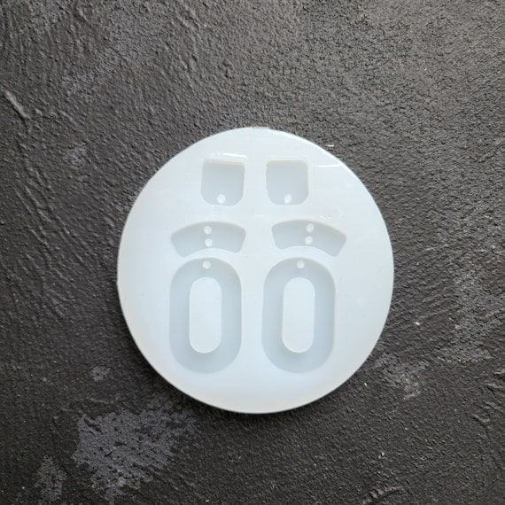 Silicone earrings mold mould for resin and eposy