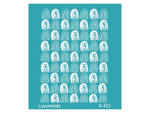 Silk screen stencil for polymer clay "Luxymolds" "Halloween" S-421