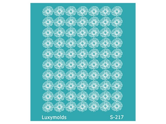 Silk screen stencil for polymer clay "Luxymolds" S-217