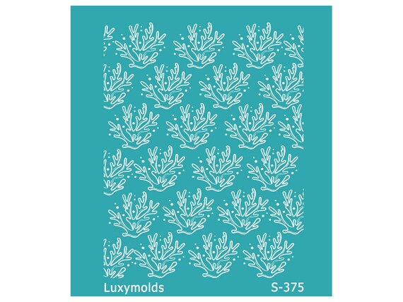 Silk screen stencil for polymer clay "Luxymolds" S-375