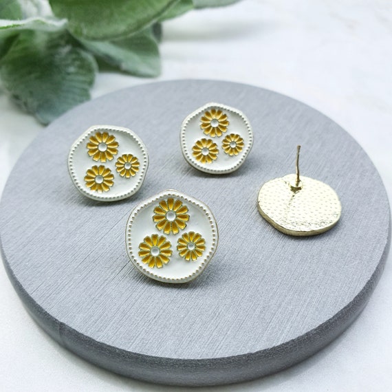 Earrings stud components Earrings findings DIY jewelry