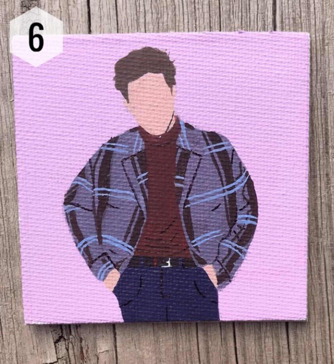 Mini Original Hand Painted One Direction Paintings Etsy Canada