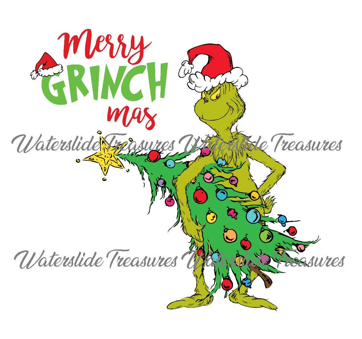 grinch screen print transfers