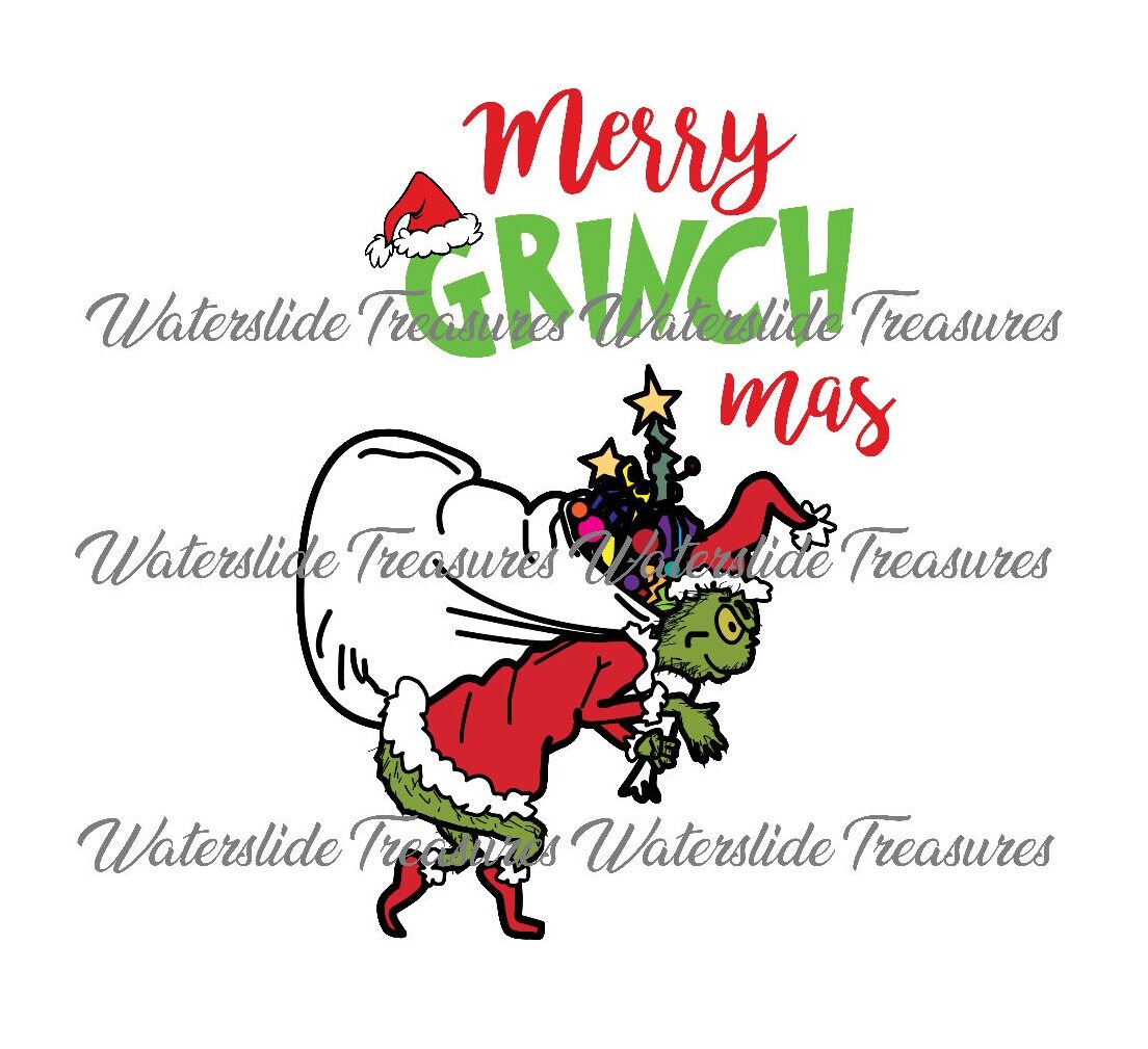 grinch screen print transfers