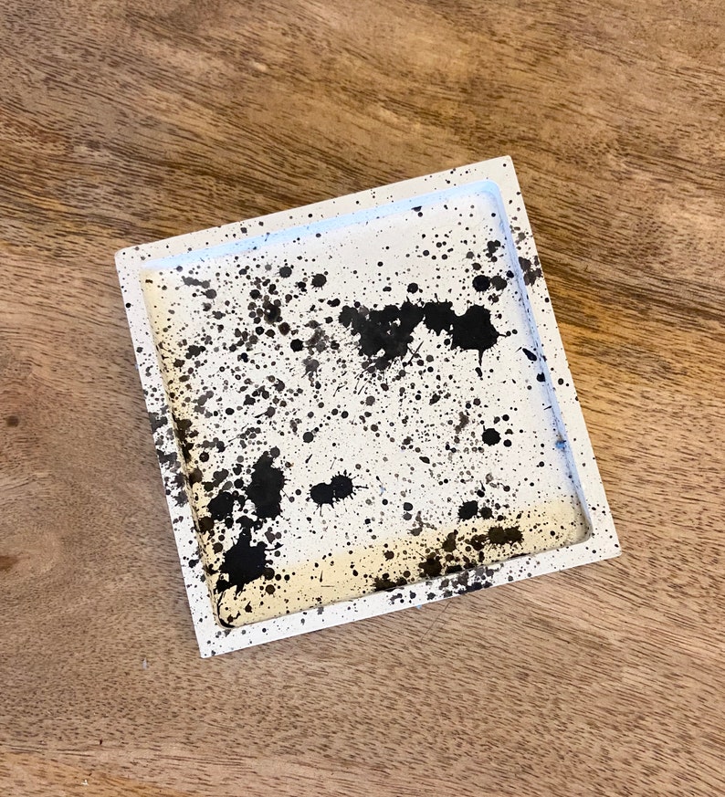 Made in the UK Dressing Table Industrial Style Ring Dish Handmade Concrete Trinket Tray
