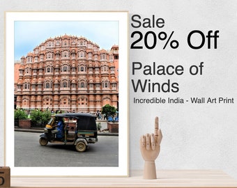 Hawa Mahal, Jaipur, India | The Palace of Winds | Beautiful Wall Decor | Incredible India