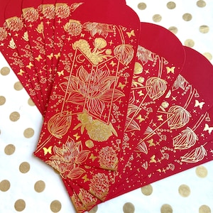 Kpop Lunar New Year Red Envelopes Li Xi Hong Bao