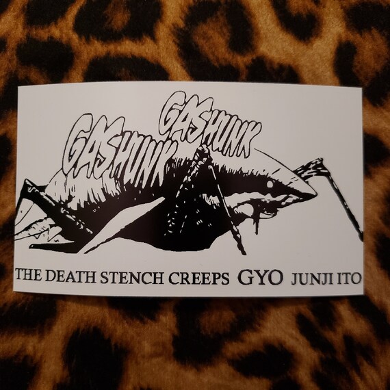Gyo Vinyl Resin Sticker The Death Stench Creeps Junji Ito Etsy Gyo Vinyl Resin Sticker The Death Stench Creeps Junji Ito Etsy