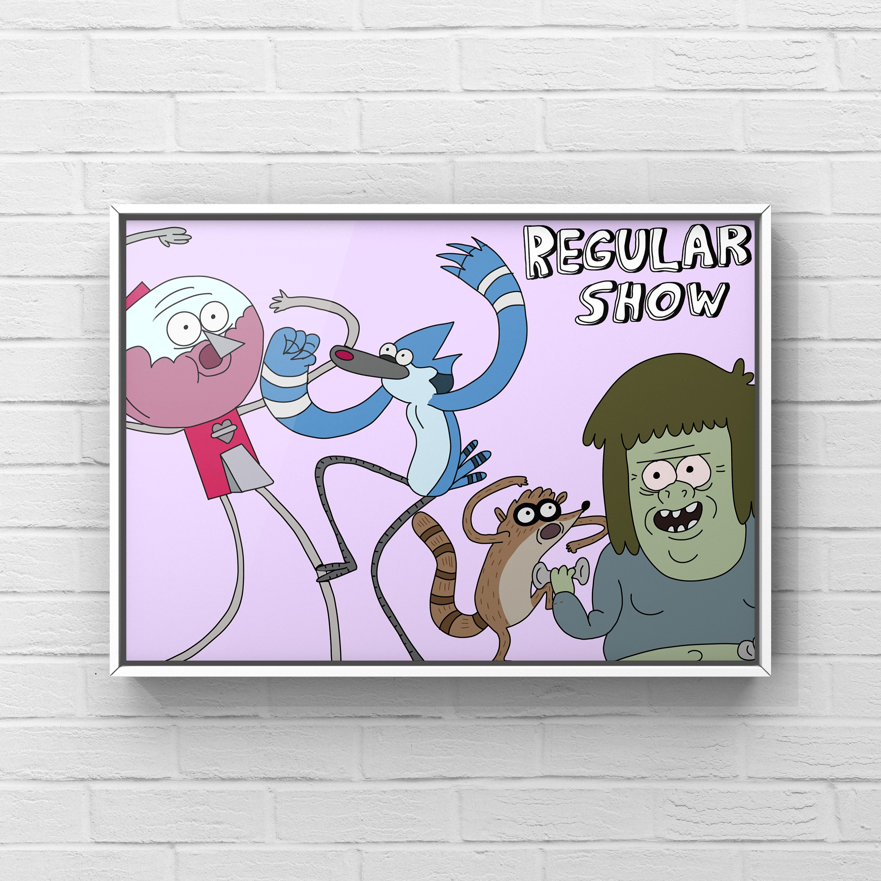 Regular Show Digital Art Print Etsy