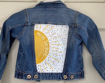 jaket jeans custom art